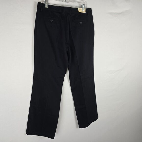 Eddie Bauer Trousers Women's 12 Blakely Fit Wrinkle Resistant Black NWT - Picture 10 of 13